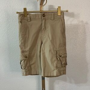 Men's Khaki Cargo Shorts - Classic Utility Style